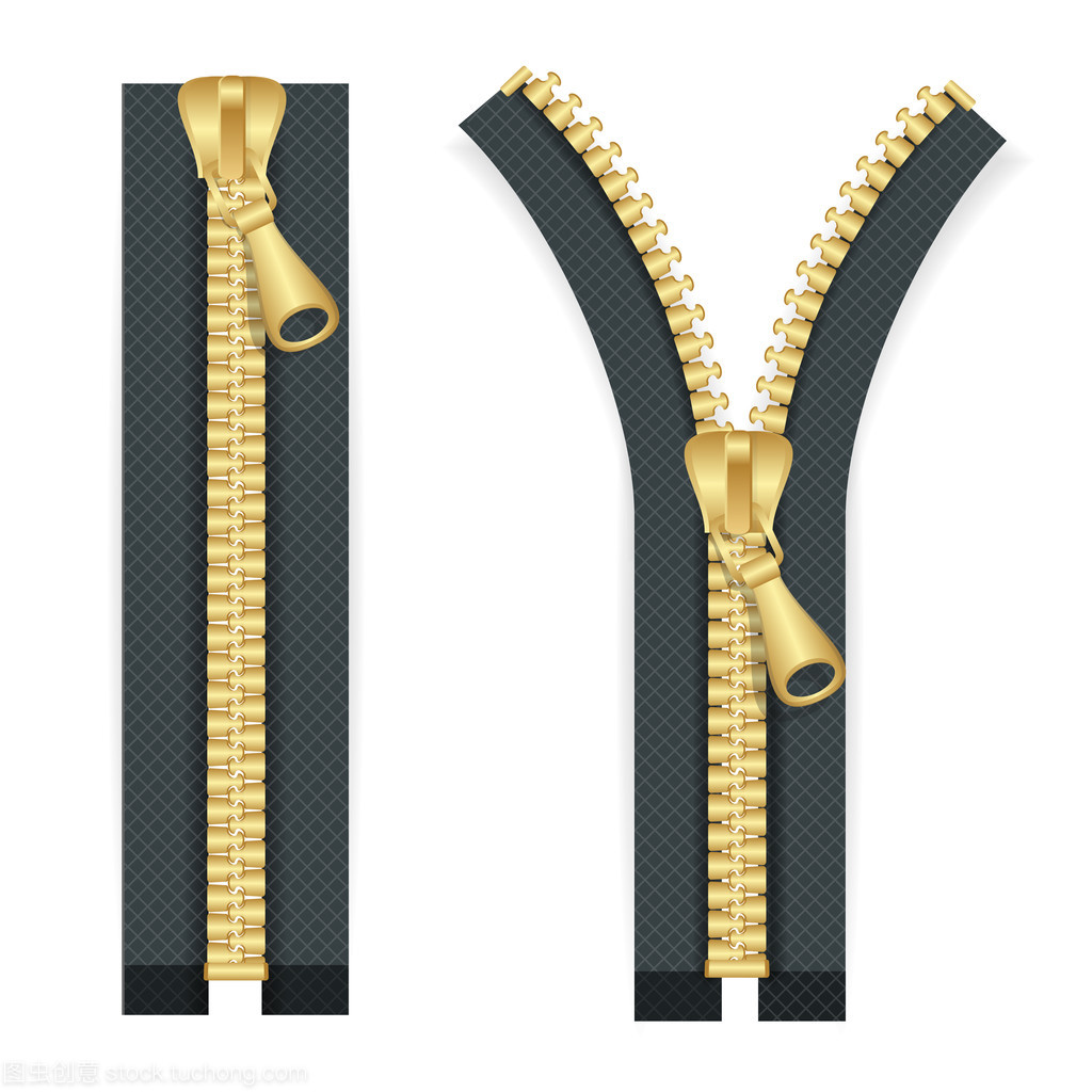 衣服拉鏈套。矢量