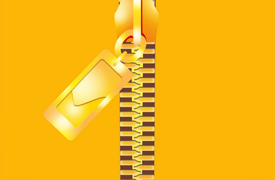 可愛(ài)卡通拉鏈壁紙